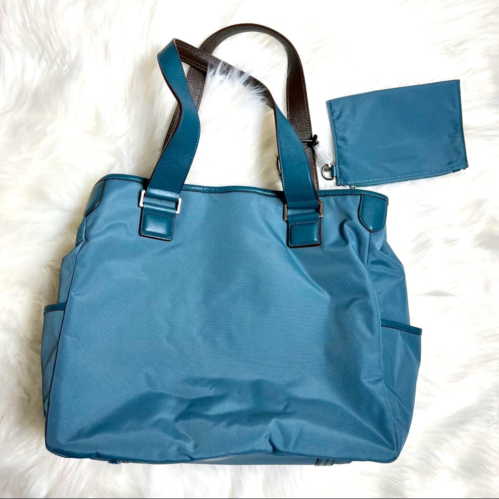 NEW Tumi Cargo Tote Nylon Medium Satchel Frost
